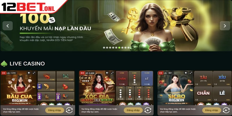 Link vào 12BET là đường dẫn giúp người dùng truy cập vào nền tảng ổn định